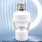 Smart Infrared PIR Motion Sensor E27 Bulb Holder | Auto On/Off Socket Switch | Energy Saving Lamp Base